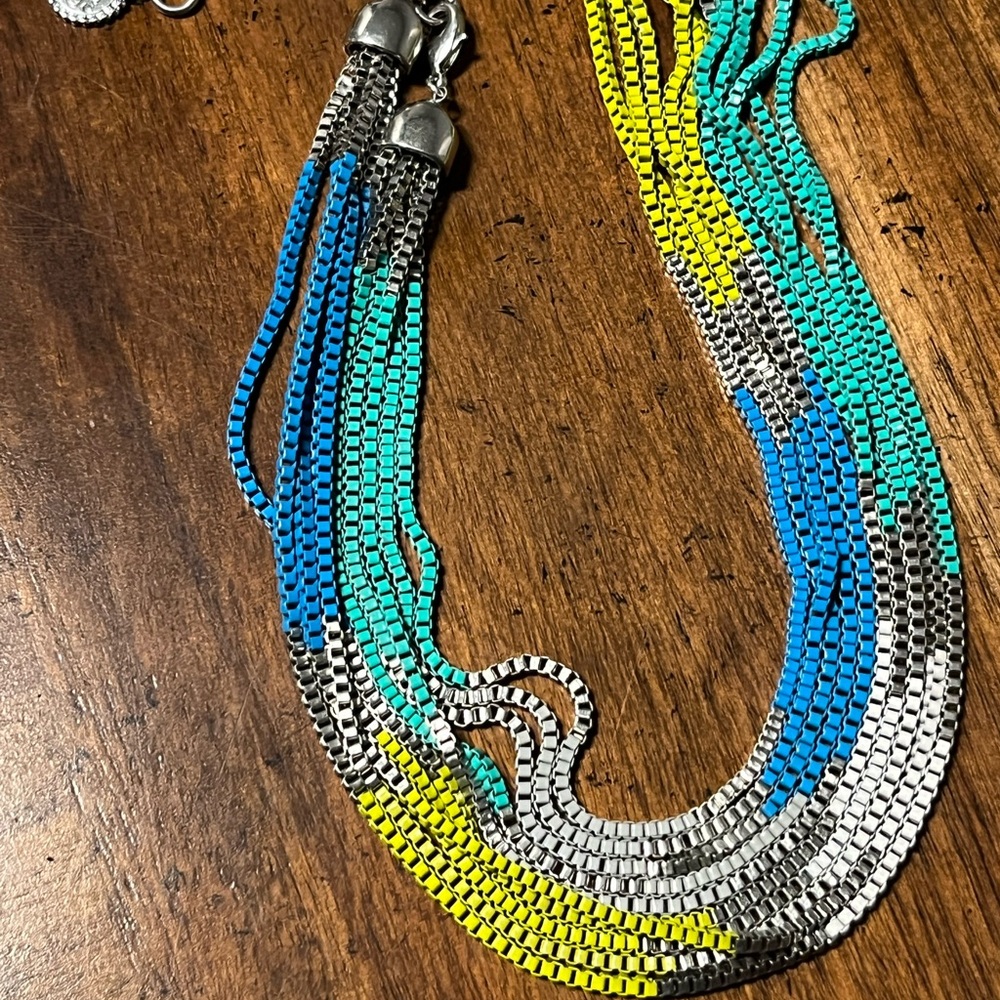 Multicolor Chain Necklace